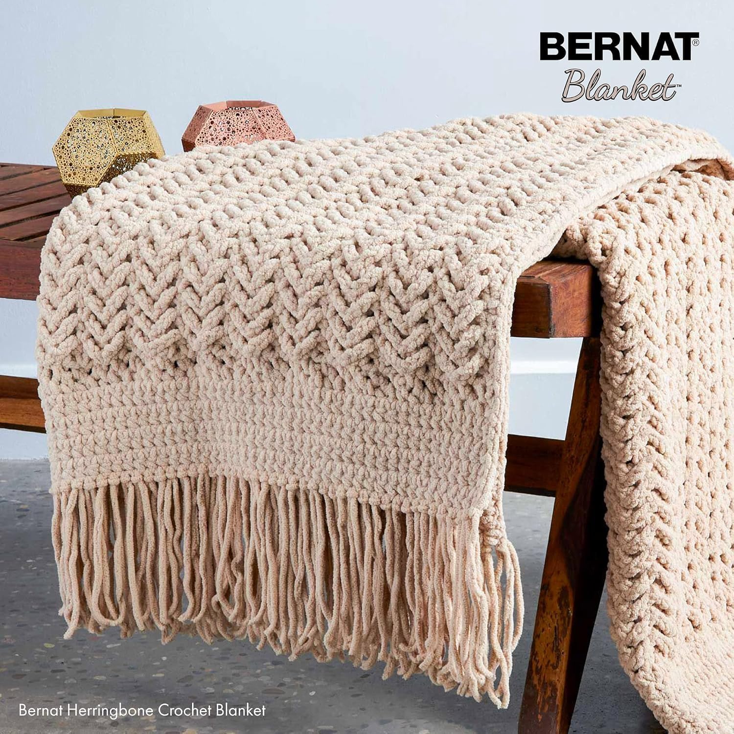 Bernat Blanket Super Bulky Yarn, 2-Pack - Size reference
