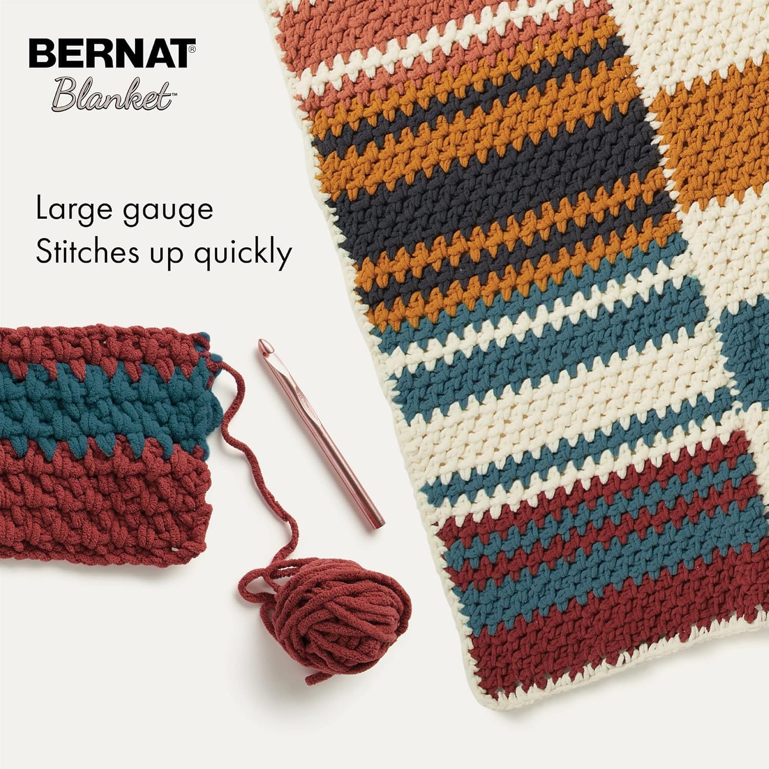 Bernat Blanket Super Bulky Yarn, 2-Pack - Feature highlight