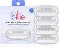 Billie Women's Razor Refill Blades, 4 Count
