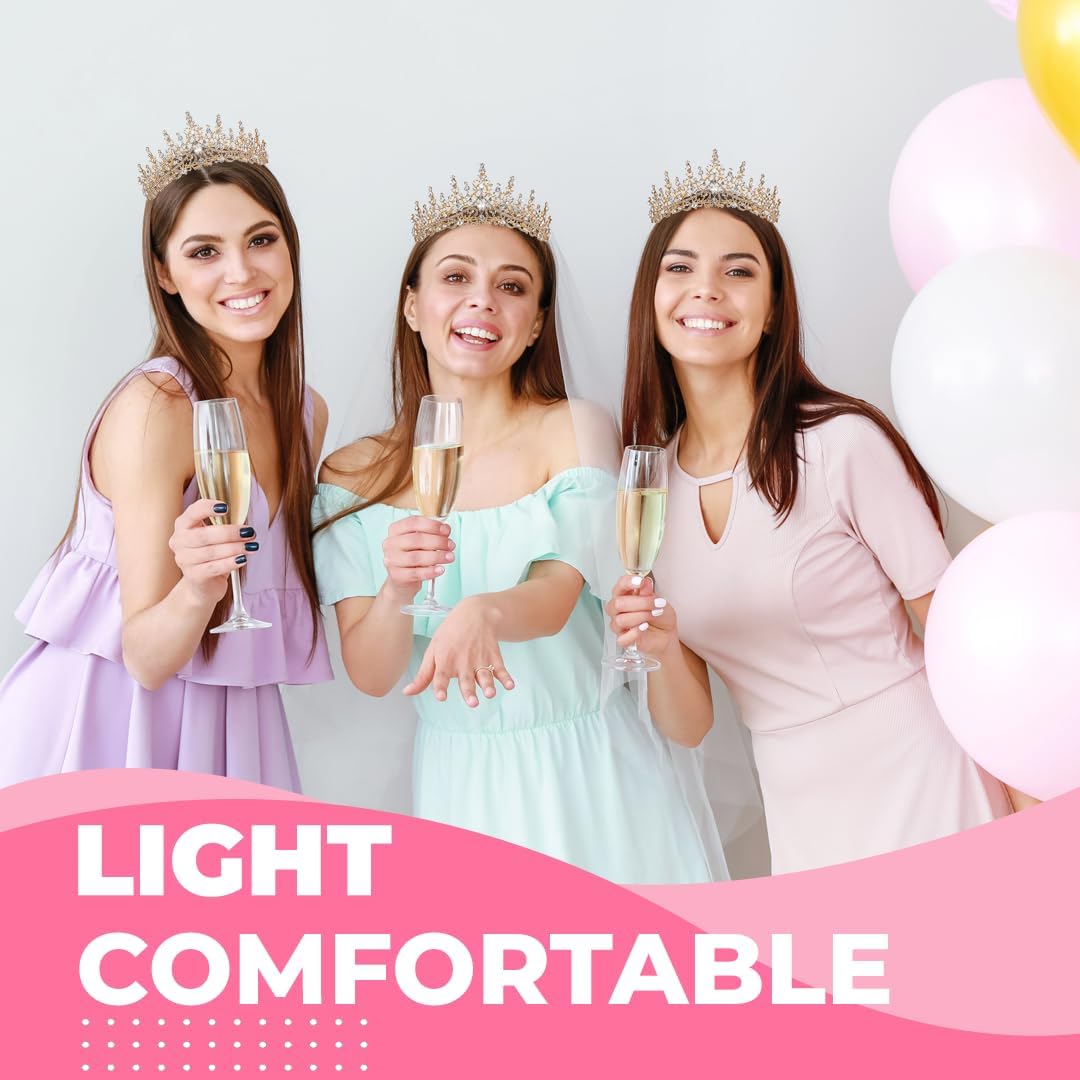 Papoopy Birthday Tiara Crown with Sash for Women - Packaging