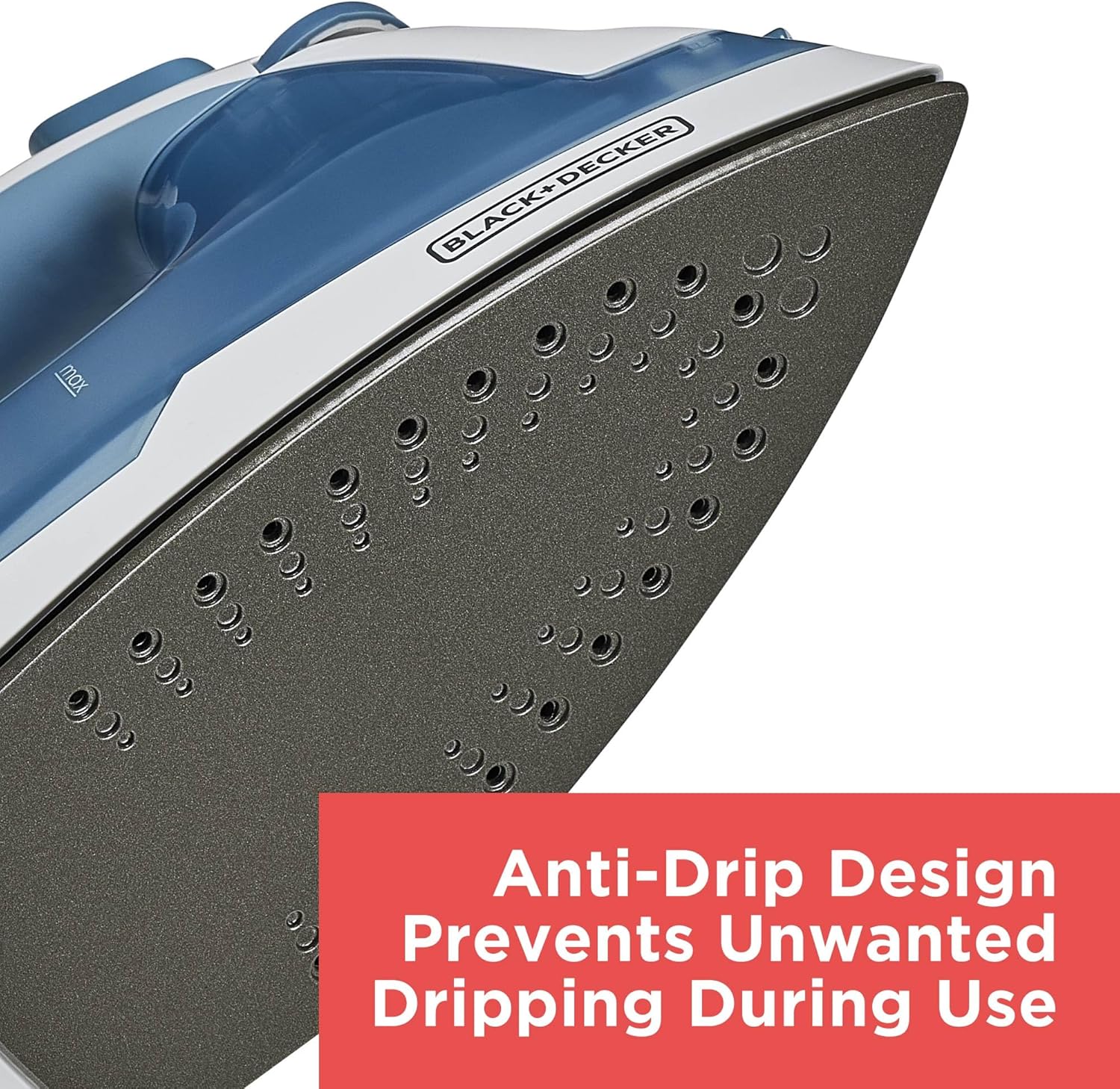 BLACK+DECKER Easy Steam Compact Iron, 1200W - Feature highlight