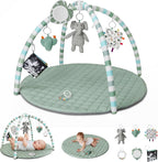 Blissful Diary Baby Play Gym Mat, 6 Toys