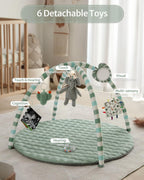 Blissful Diary Baby Play Gym Mat, 6 Toys - Close-up