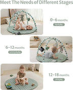 Blissful Diary Baby Play Gym Mat, 6 Toys - Size reference