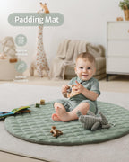 Blissful Diary Baby Play Gym Mat, 6 Toys - In use