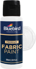 Bluebird Fabric Paint White 3.4 Fl Oz