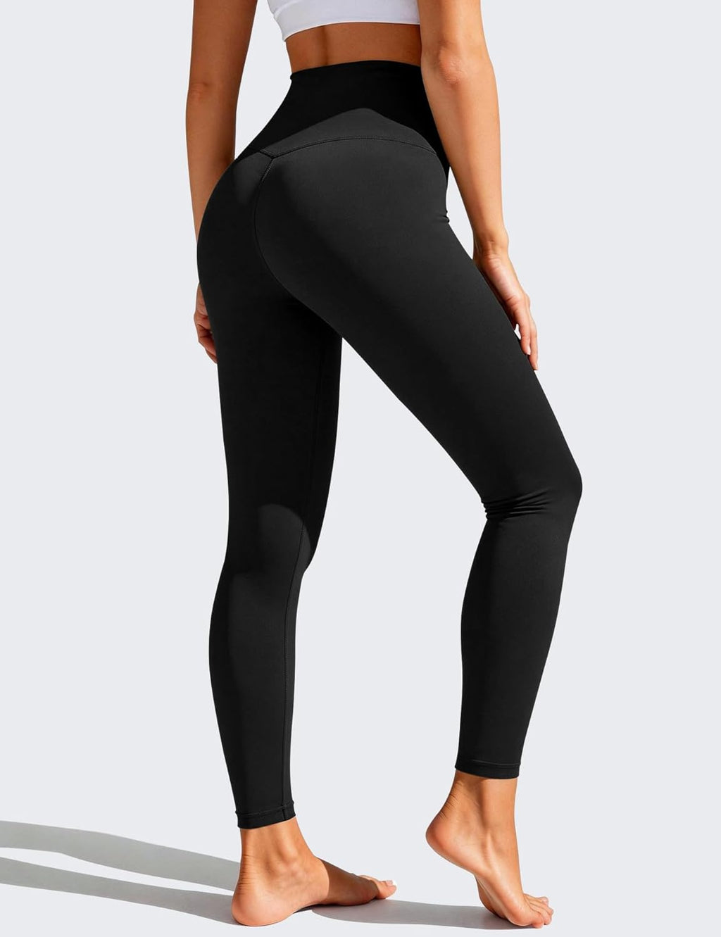 Bluemaple High Waisted Tummy Control Leggings - In use