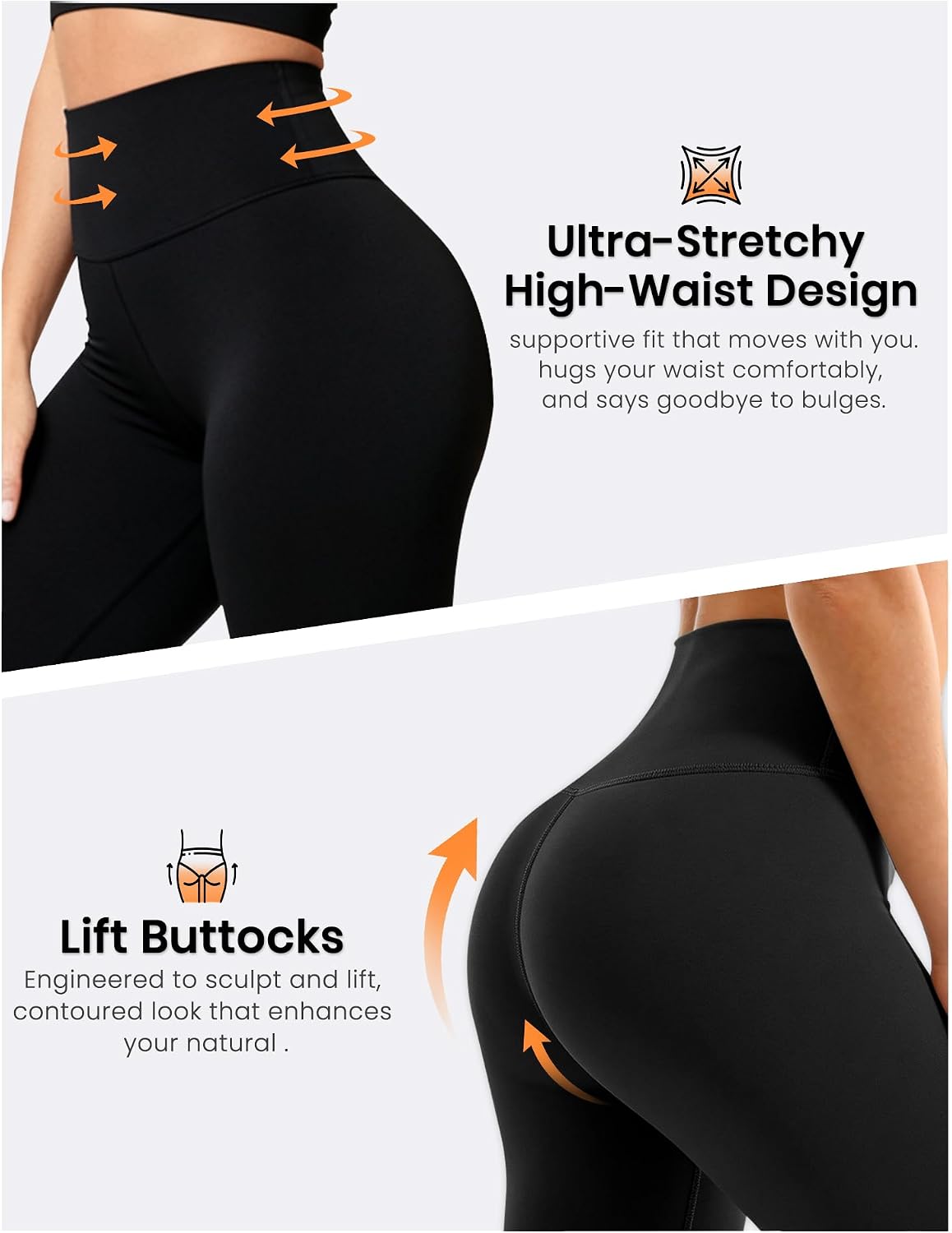 Bluemaple High Waisted Tummy Control Leggings - Packaging