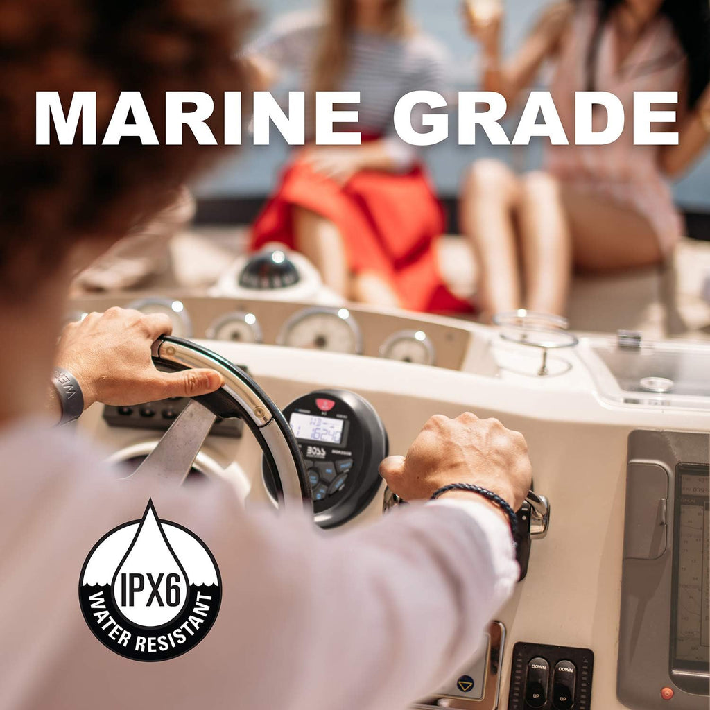 Boss Audio MGR350B Marine Stereo Receiver - Detail view