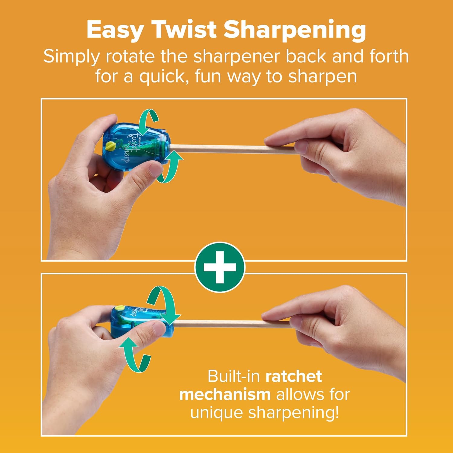 Bostitch Twist-n-Sharp Pencil Sharpener - Alternate angle