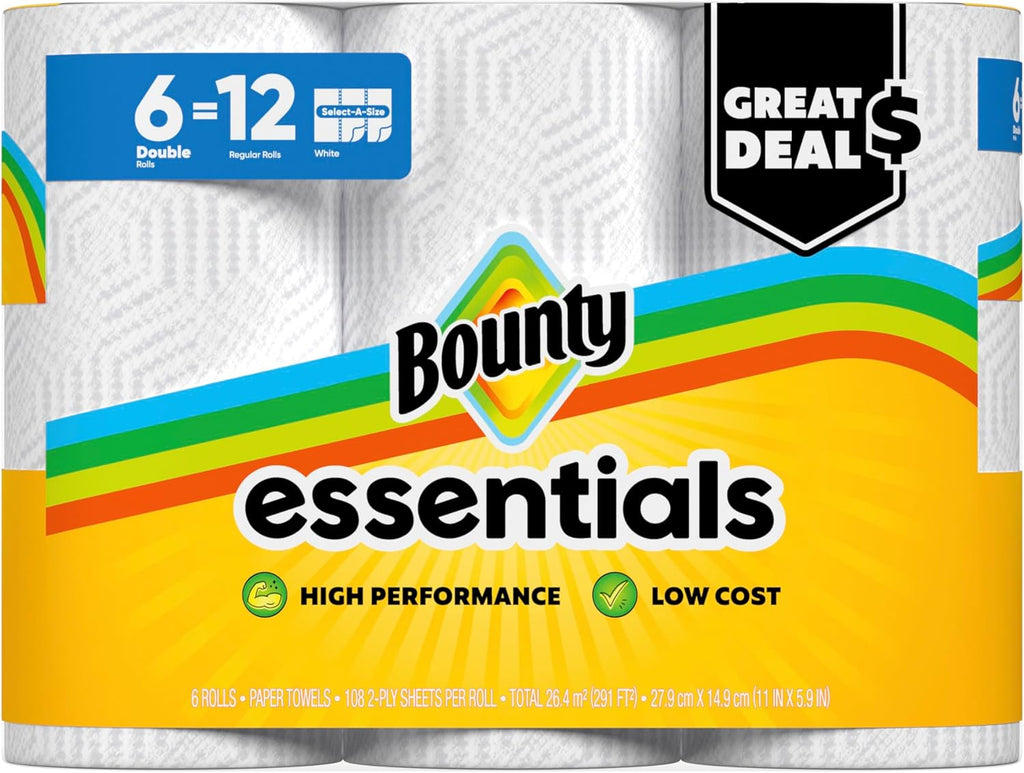 Bounty Essentials Select-A-Size Paper Towels - Close-up