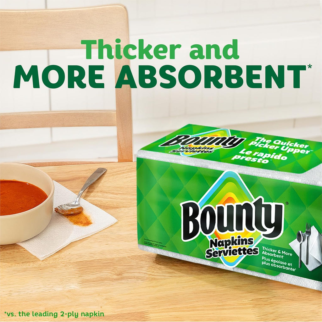 Bounty Paper Napkins White 200 Count - Detail view