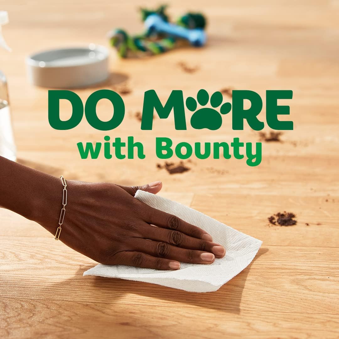 Bounty Paper Towels Quick Size 16 Rolls - Size reference
