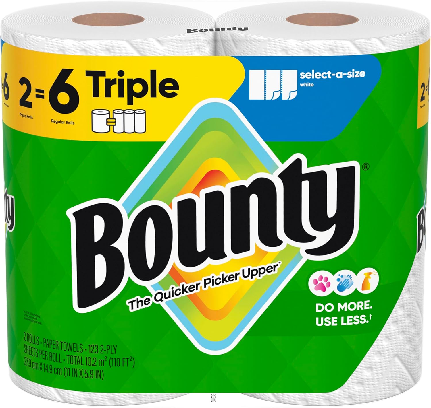 Bounty Select-A-Size Paper Towels 2 Rolls