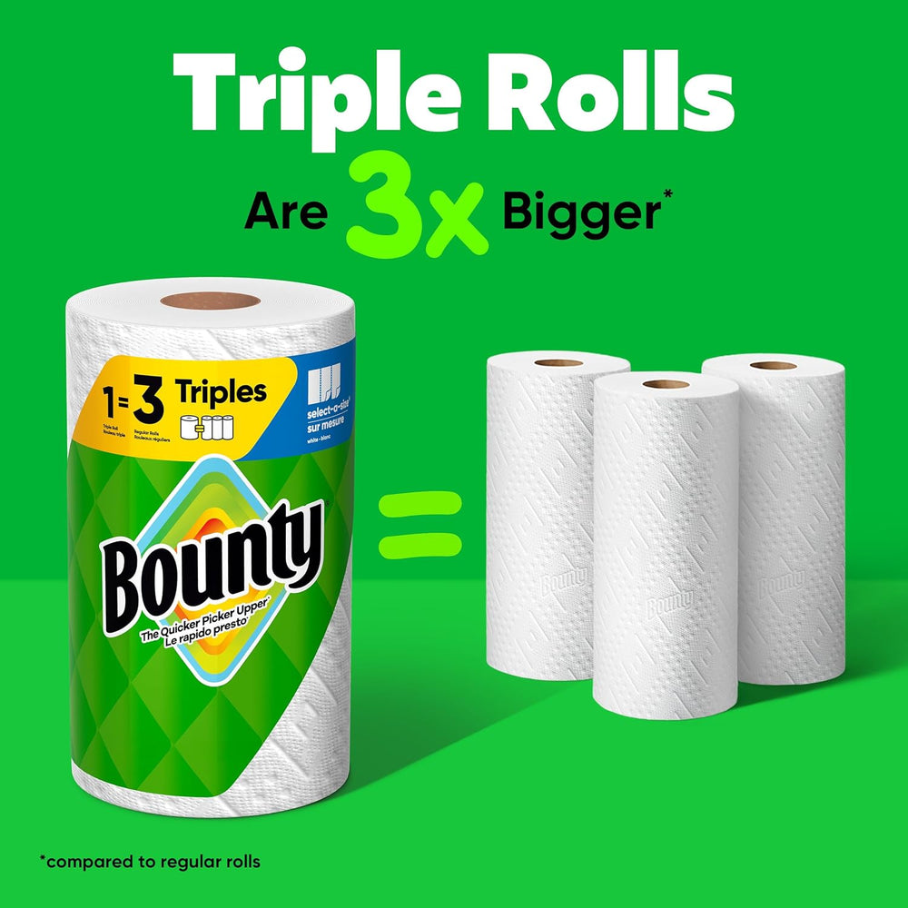 Bounty Select-A-Size Paper Towels 2 Rolls - Alternate angle