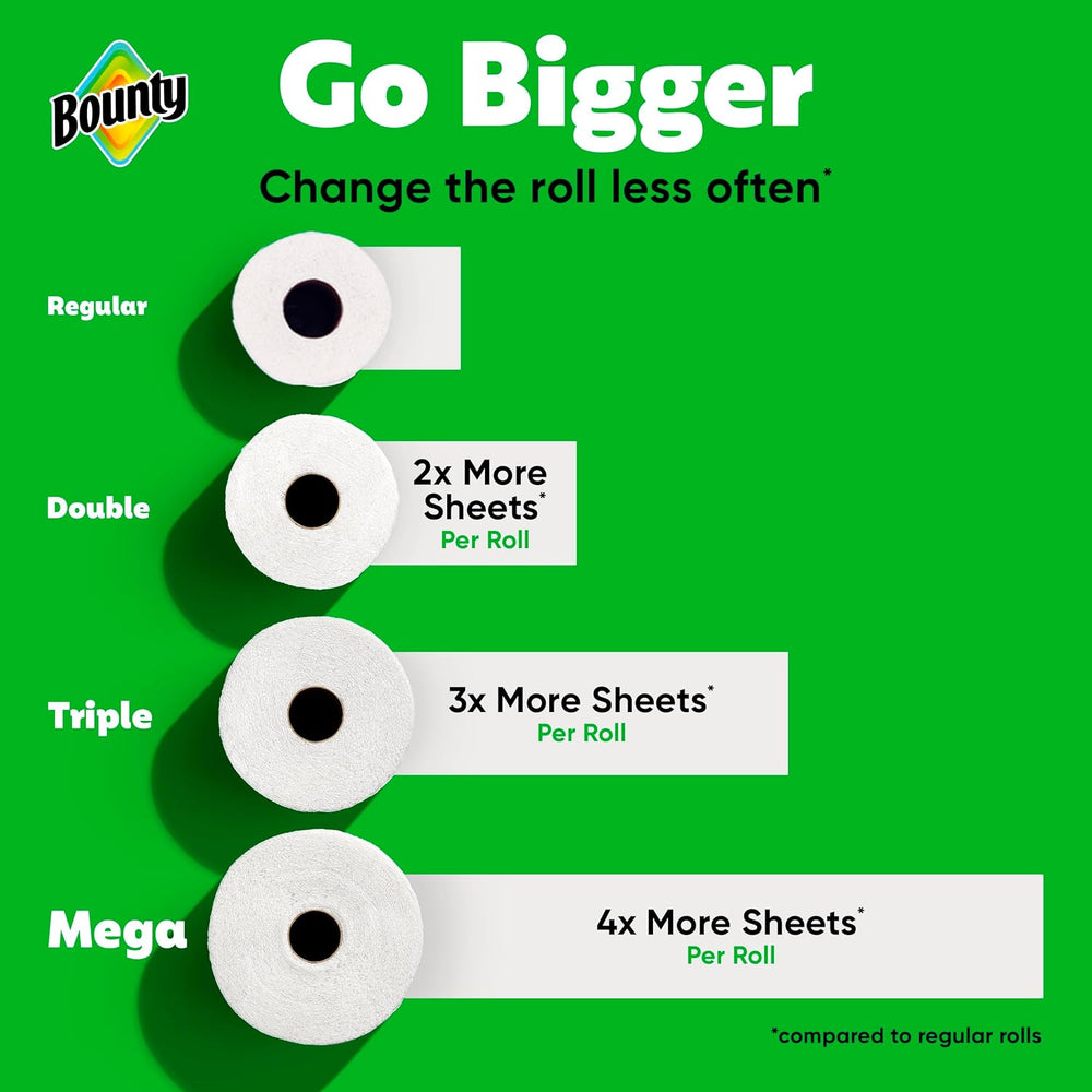 Bounty Select-A-Size Paper Towels 2 Rolls - Close-up