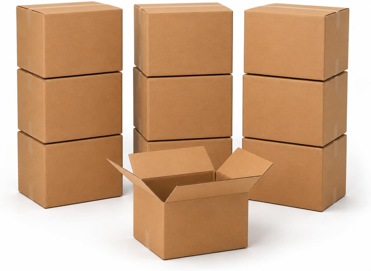 Corrugated Moving Boxes 18x14x12 10-Pack - In use