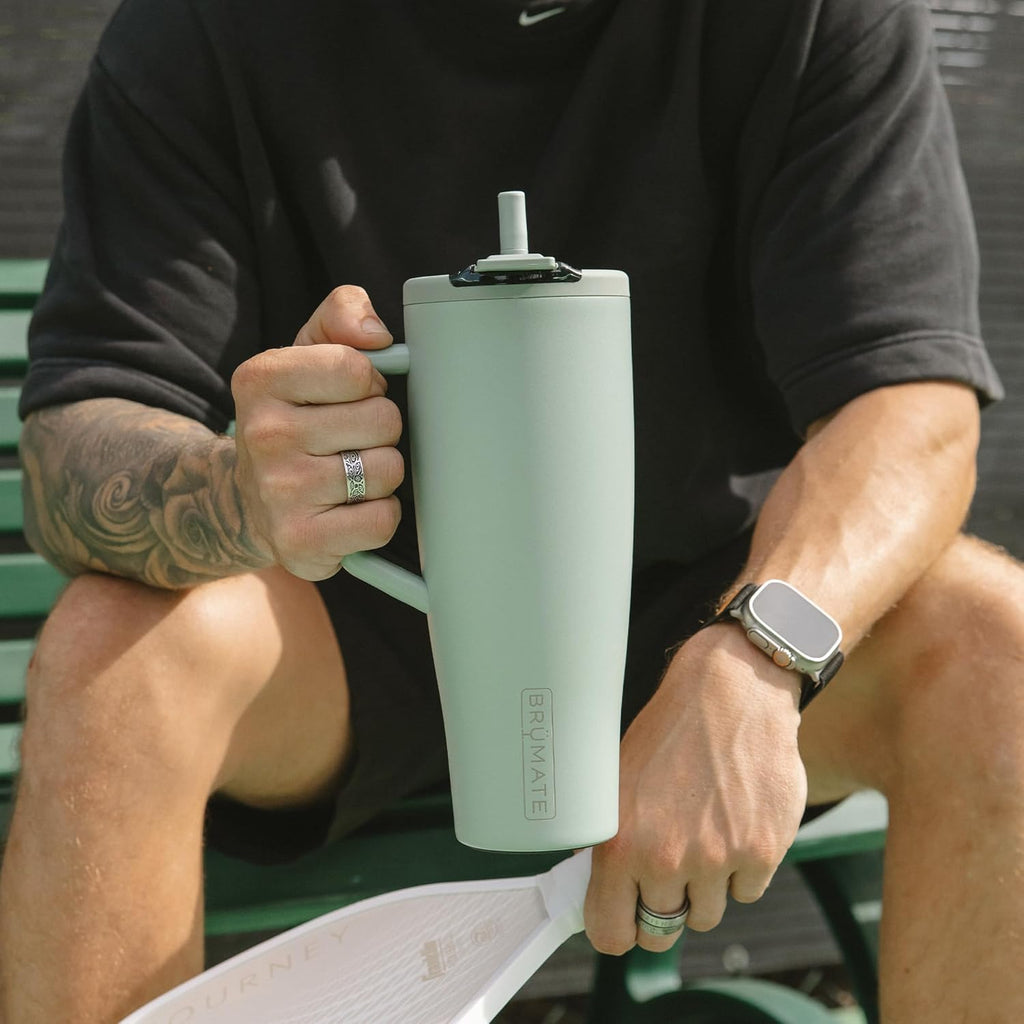 BrüMate Era Flip 40oz Tumbler - In use