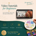 Bradove Classic Embroidery Learning Kit - Detail view
