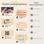 Bradove Classic Embroidery Learning Kit - Size reference