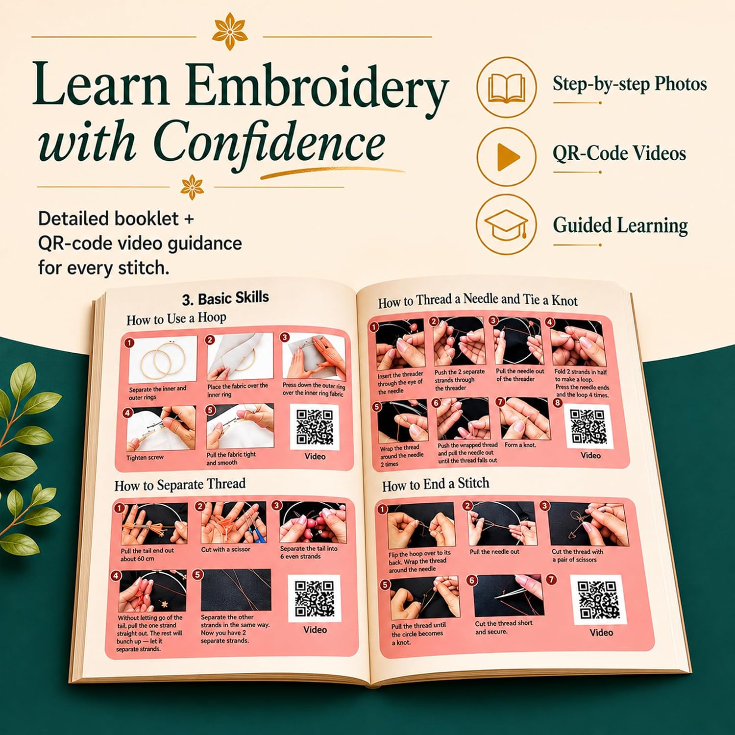 Bradove Classic Embroidery Learning Kit - Packaging