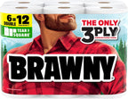 Brawny Tear-A-Square 3-Ply Paper Towels