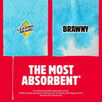 Brawny Tear-A-Square 3-Ply Paper Towels - Size reference