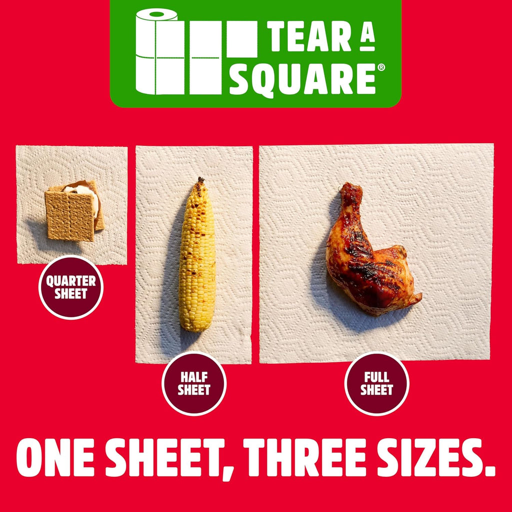 Brawny Tear-A-Square 3-Ply Paper Towels - In use