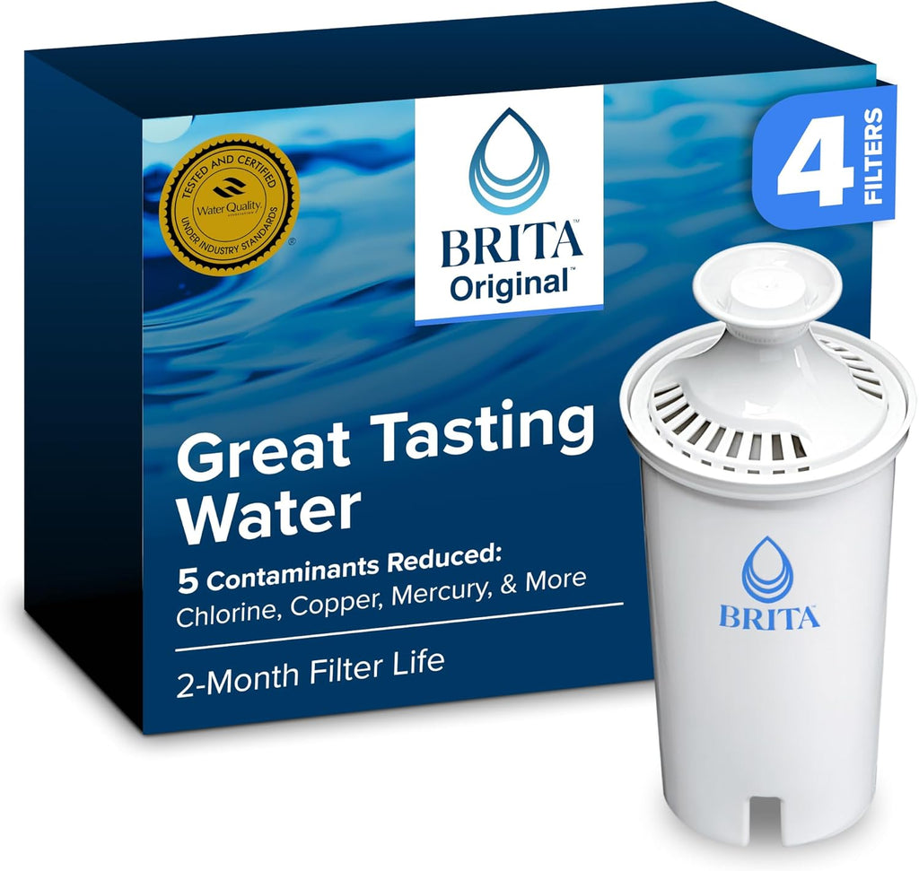 Brita Standard Water Filter, 4-Pack