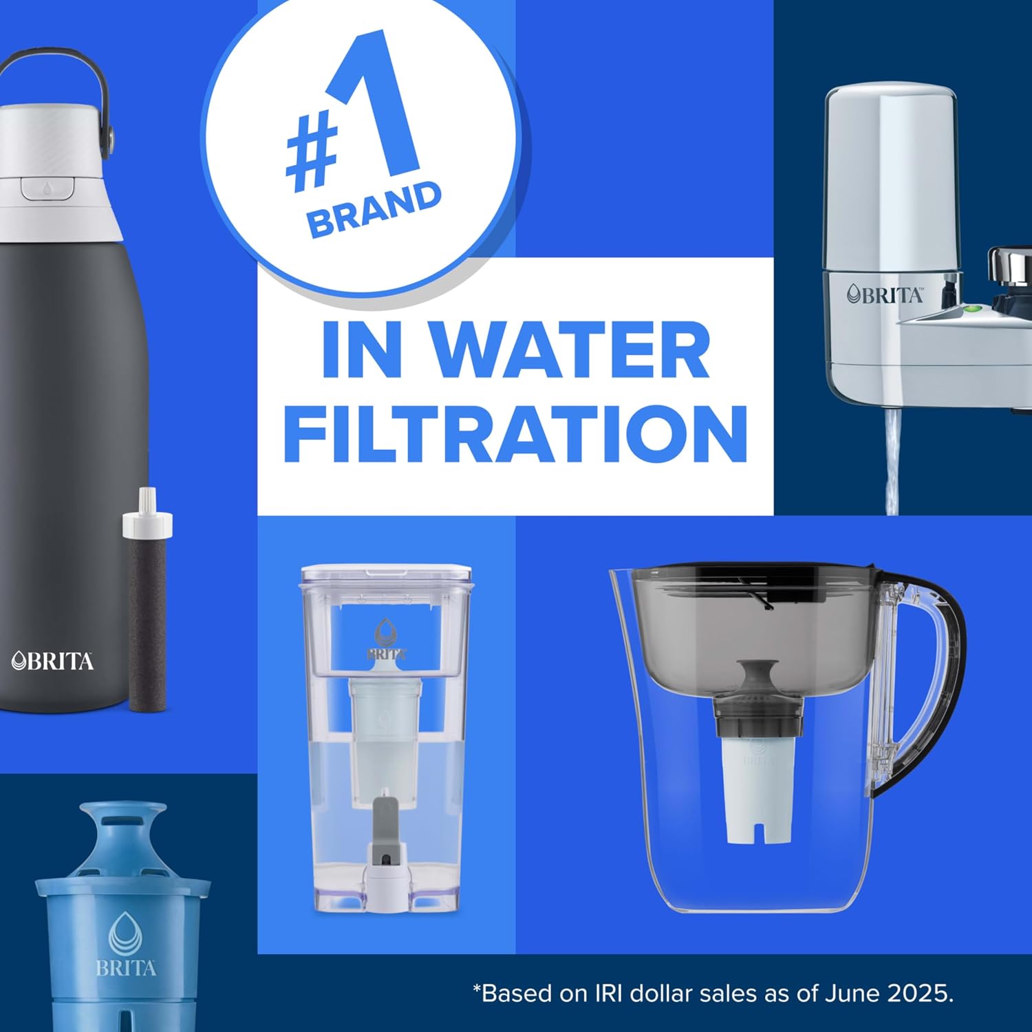 Brita Standard Water Filter, 4-Pack - Detail view