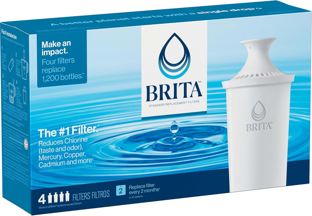 Brita Standard Water Filter, 4-Pack - Close-up