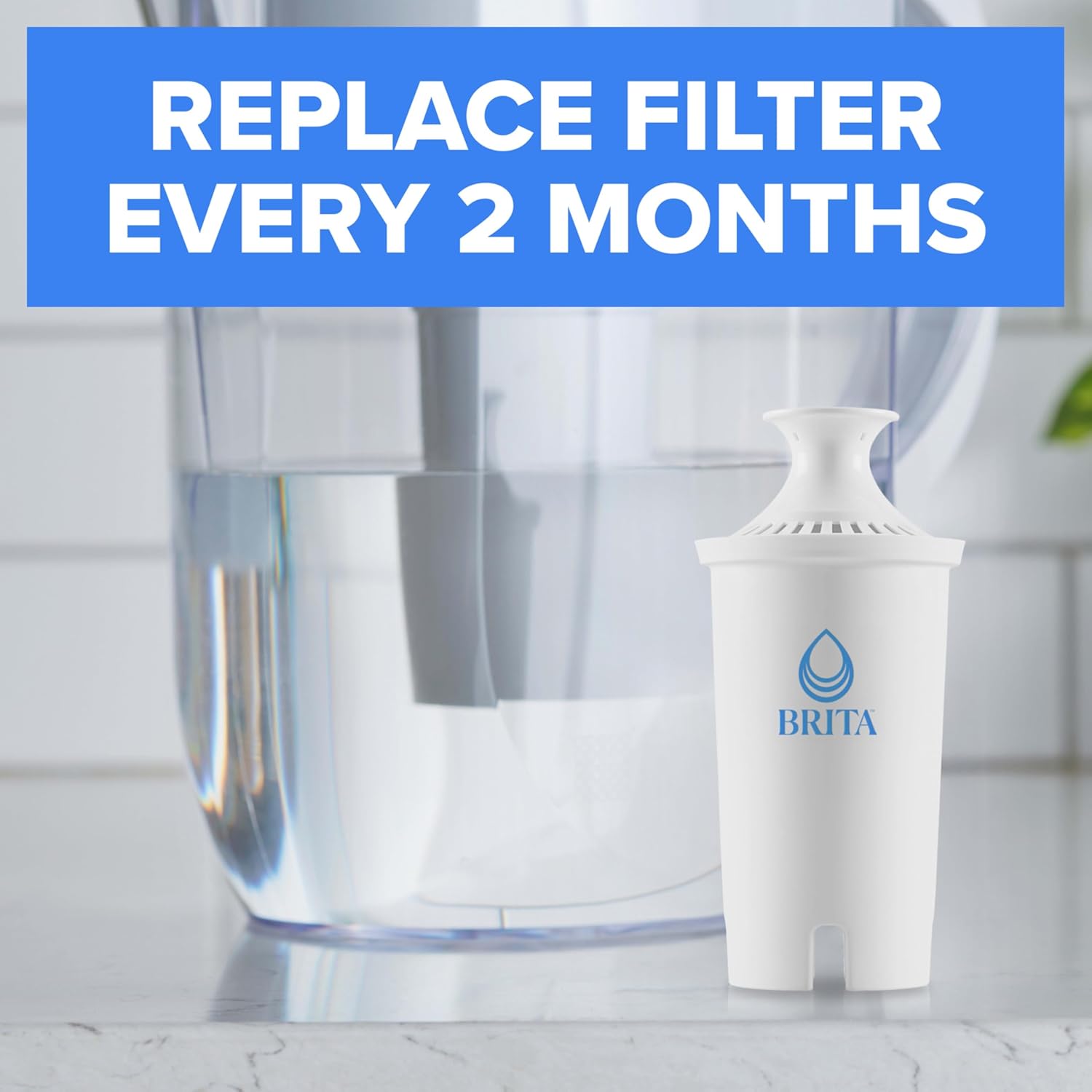 Brita Standard Water Filter, 4-Pack - Alternate angle
