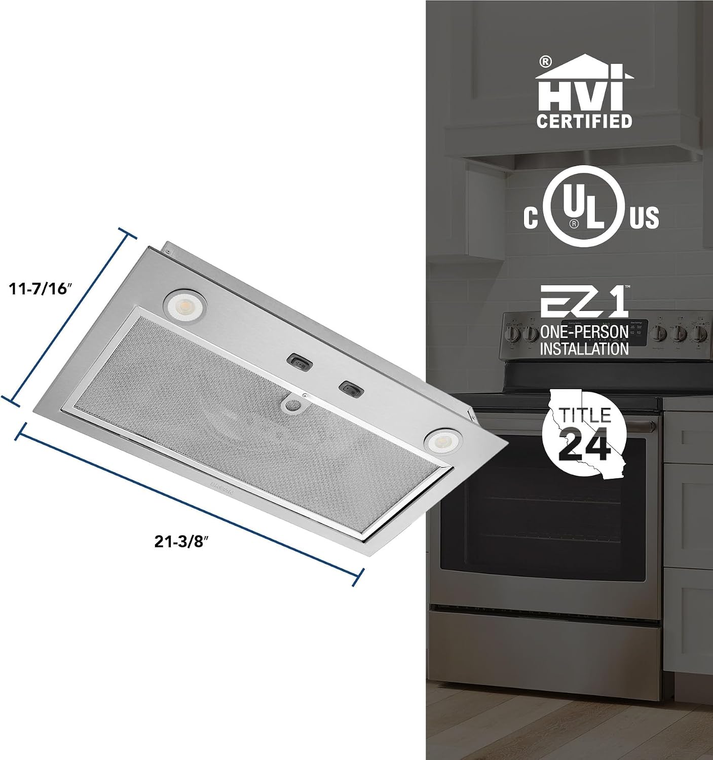 Broan-NuTone PM300SS Range Hood Insert - Close-up