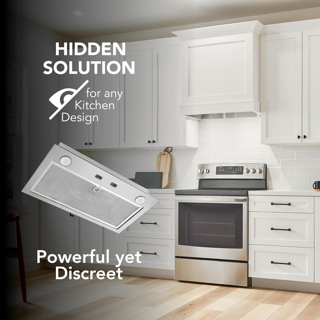 Broan-NuTone PM300SS Range Hood Insert - Size reference