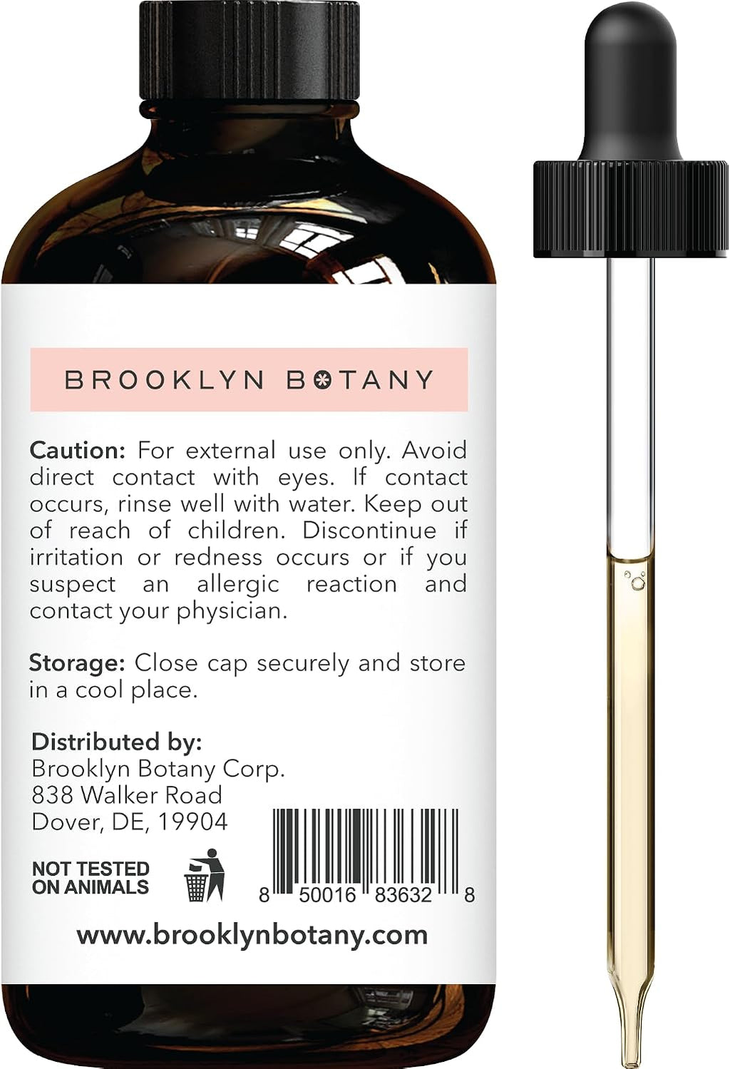 Brooklyn Botany Peppermint Essential Oil 4oz - Alternate angle