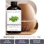 Brooklyn Botany Peppermint Essential Oil 4oz - Size reference