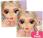 BSCOOL Nails and Makeup Sticker Book