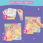 BSCOOL Nails and Makeup Sticker Book - Close-up