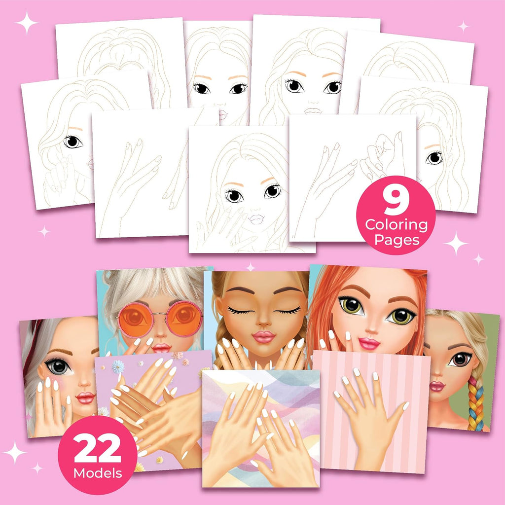 BSCOOL Nails and Makeup Sticker Book - Packaging