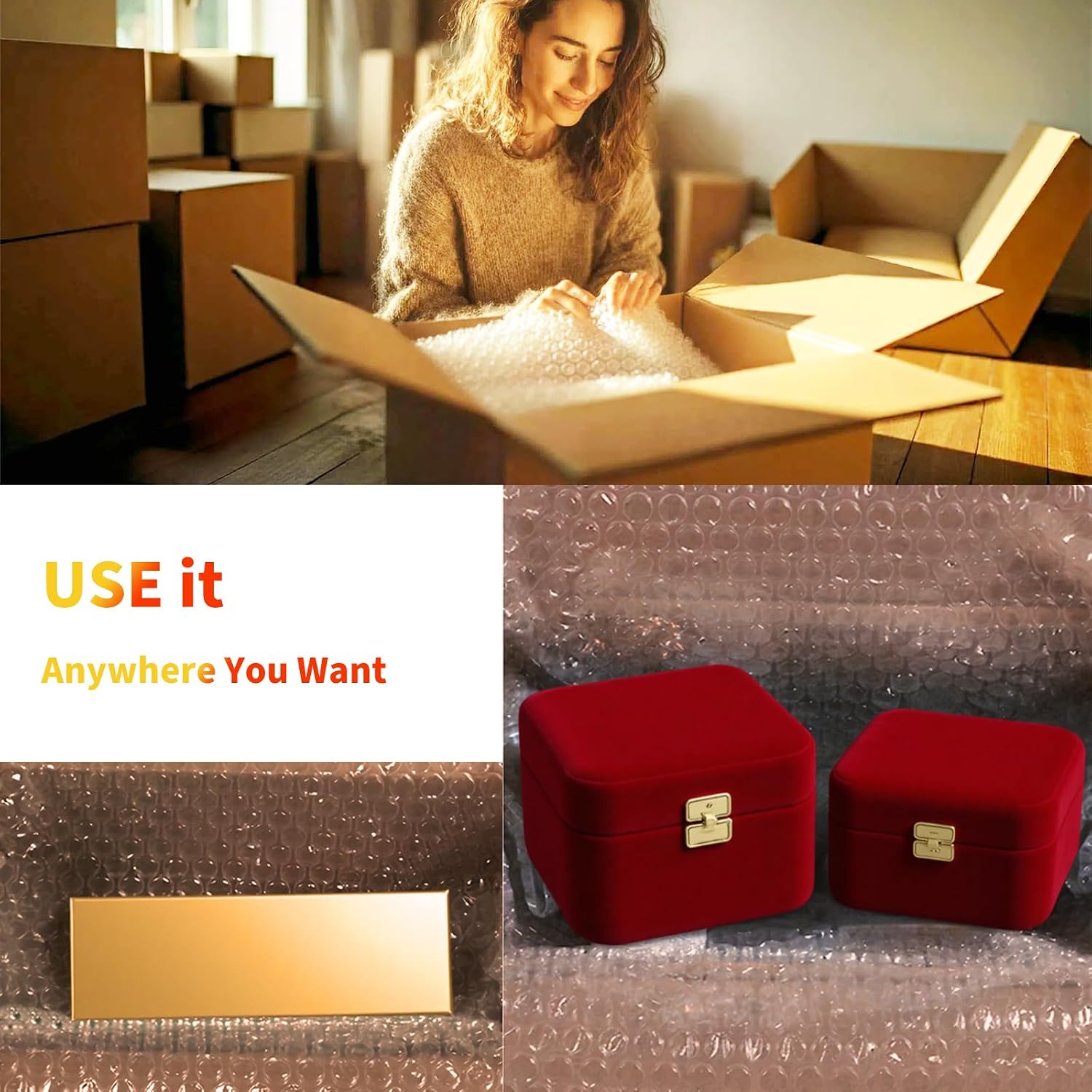 skardeco Bubble Cushioning Wrap 2 Pack - Close-up