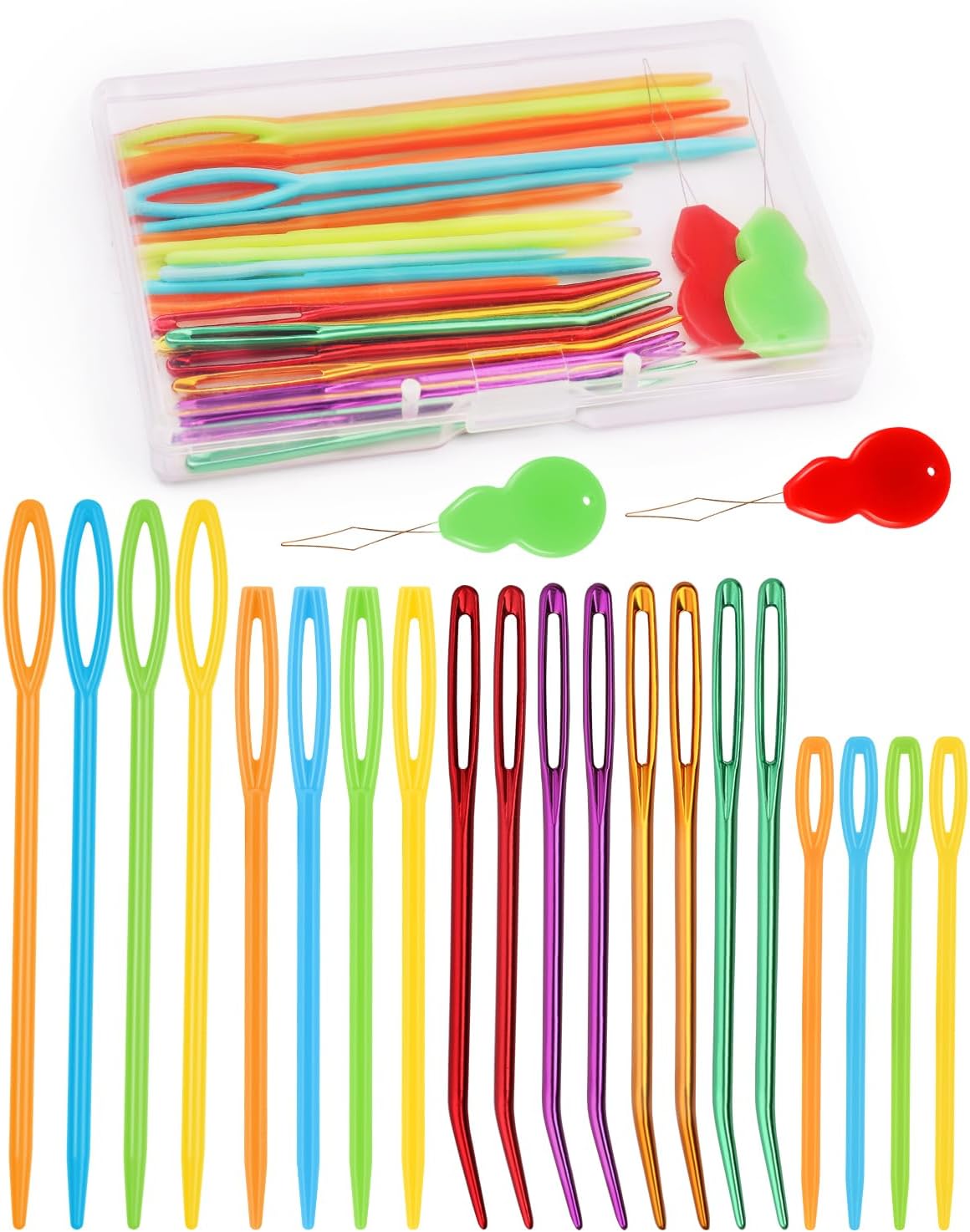 Bupete 25 Pcs Yarn Needles Set