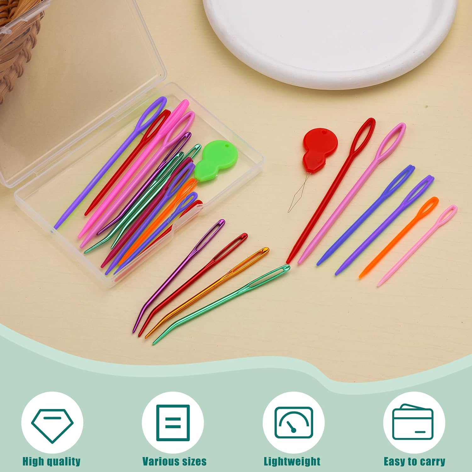 Bupete 25 Pcs Yarn Needles Set - Alternate angle