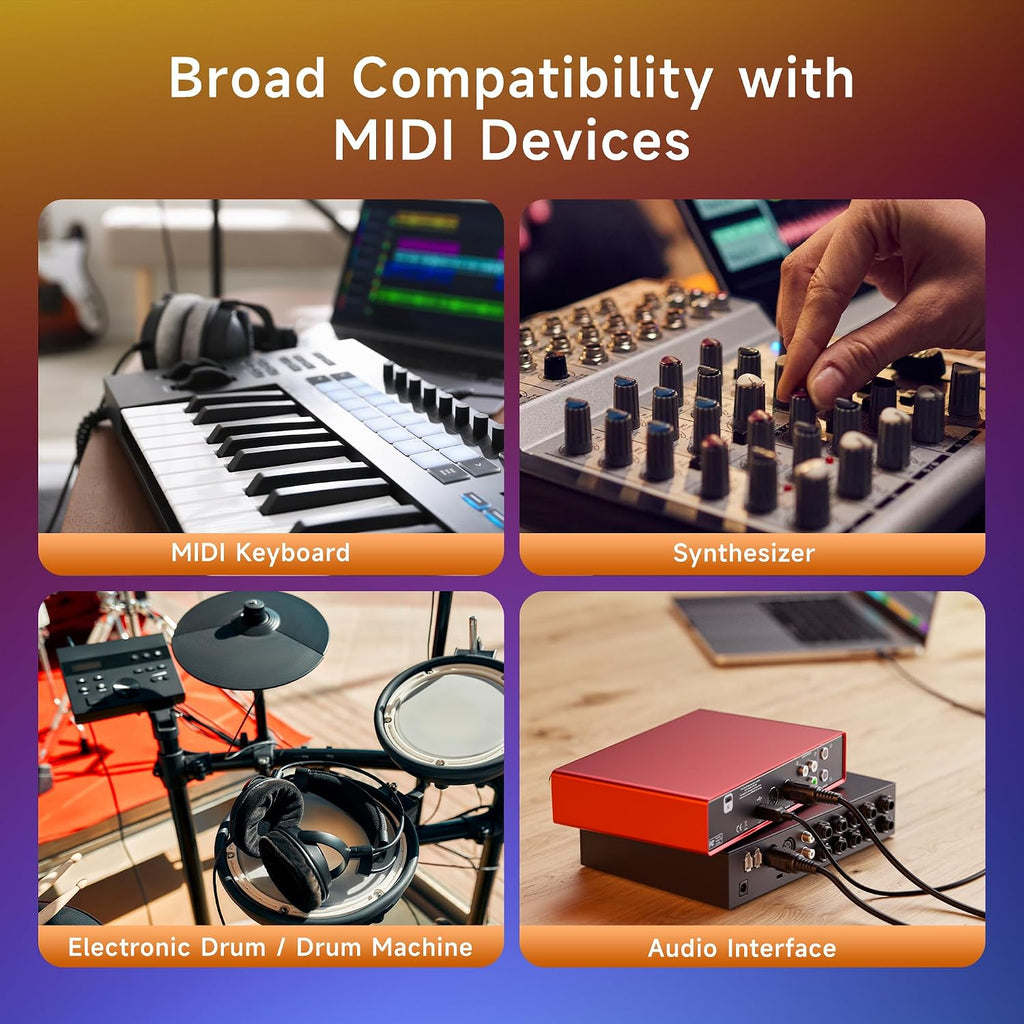 Cable Matters 5 Pin MIDI Cable 2-Pack - Close-up