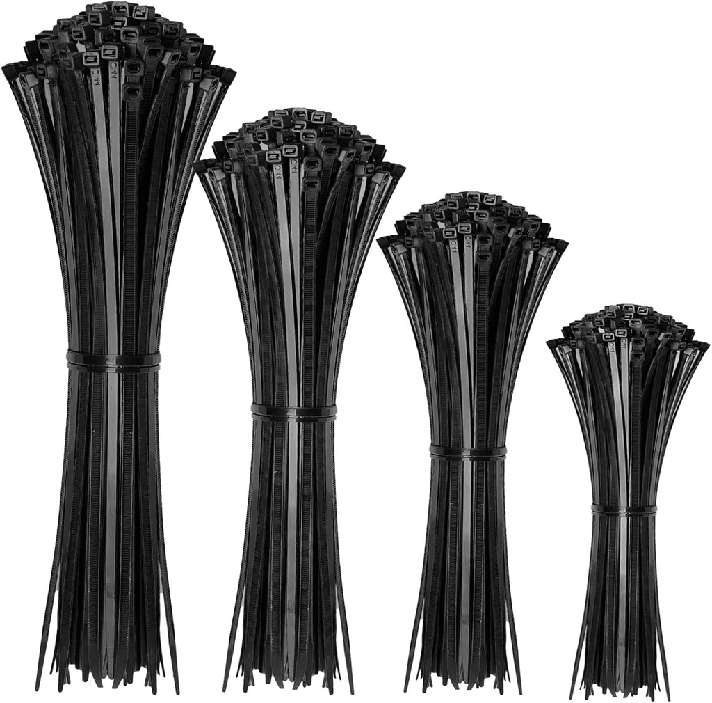 Cable Zip Ties 400 Pack, Assorted Sizes - Additional view