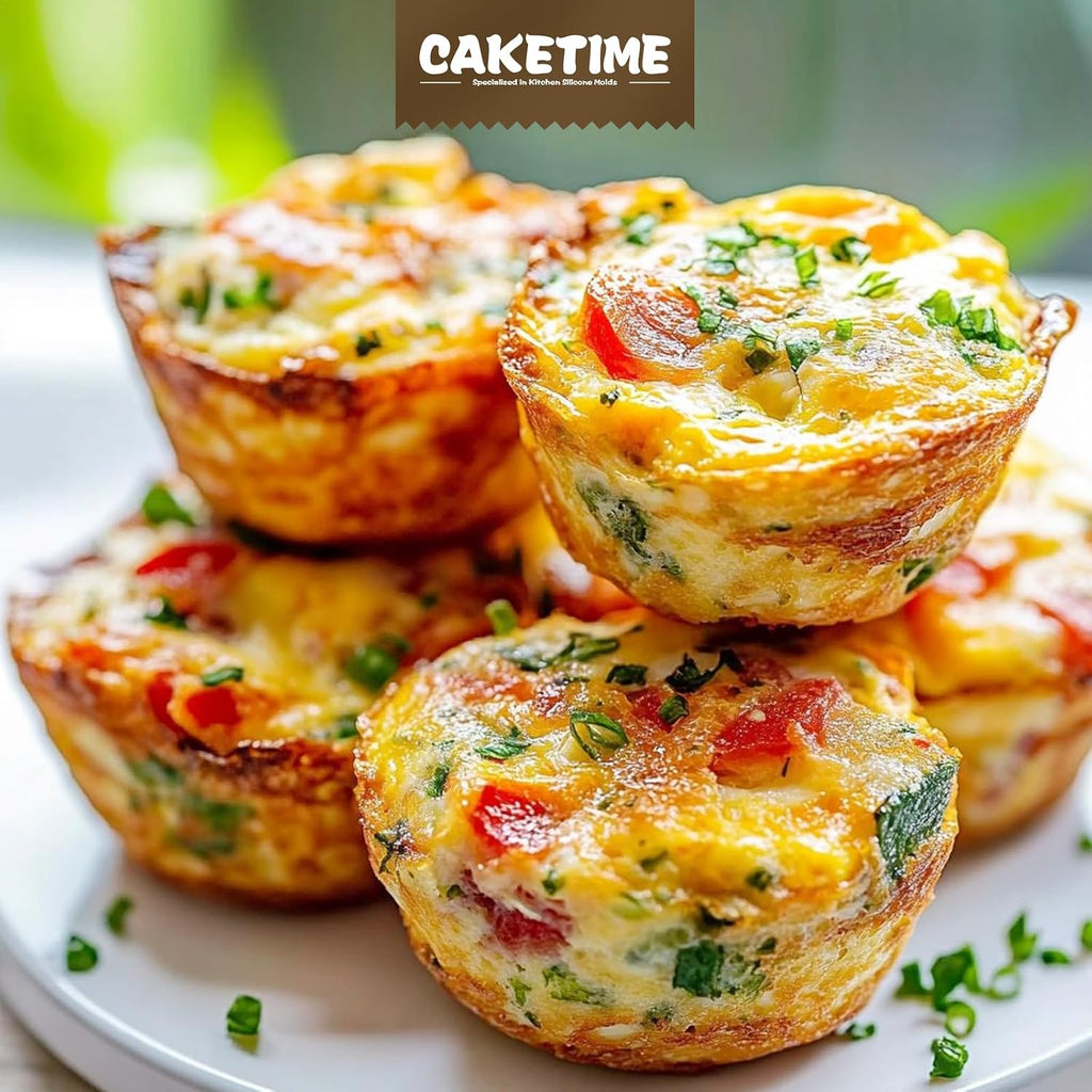 CAKETIME 12 Cup Silicone Muffin Pan - Feature highlight