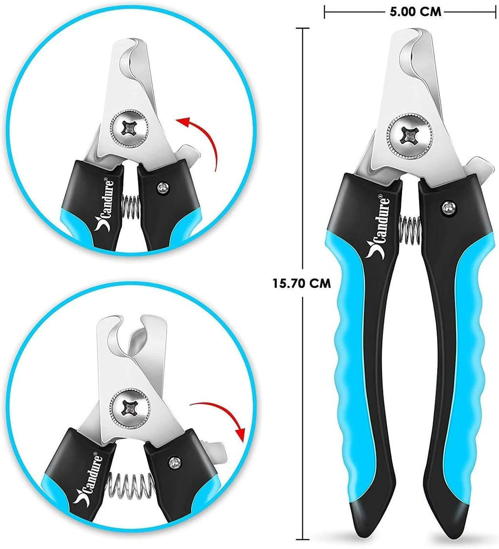 Candure Dog Nail Clippers with Safety Guard - Detail view
