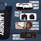 Caroeas Tall Laundry Basket 90L Hamper - Close-up
