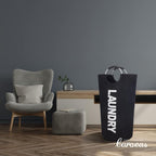 Caroeas Tall Laundry Basket 90L Hamper - Size reference