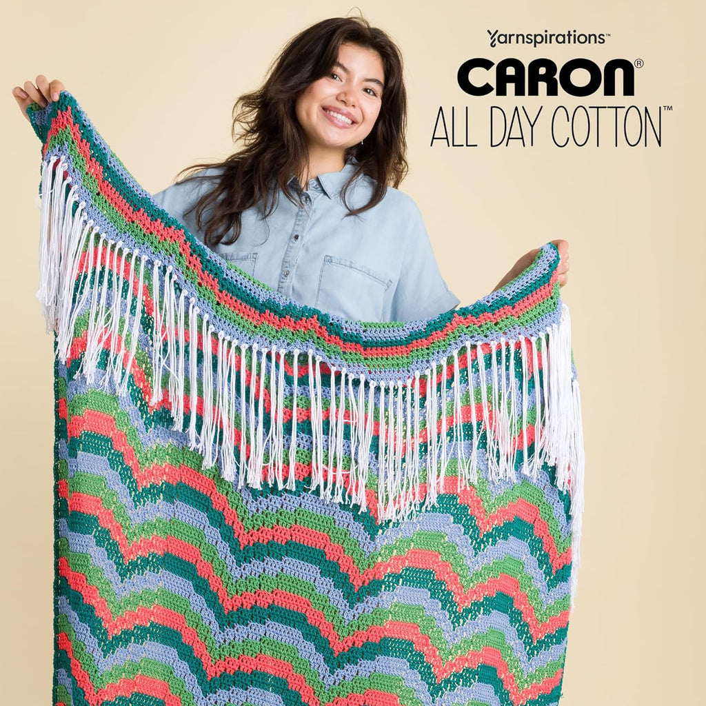 Caron All Day Cotton Yarn, 3 Pack, Cream - Feature highlight