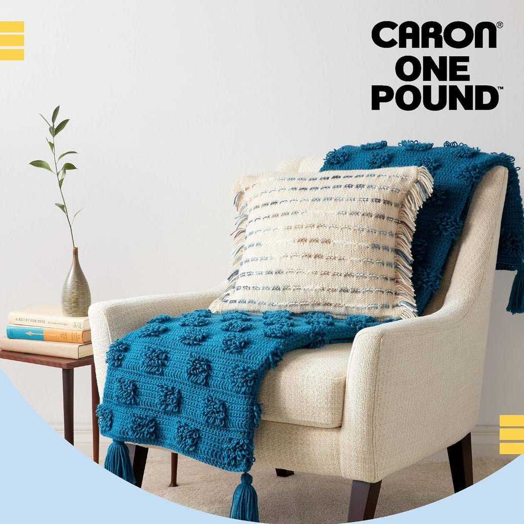 Caron One Pound Kelly Green Yarn, 2 Pack - Size reference